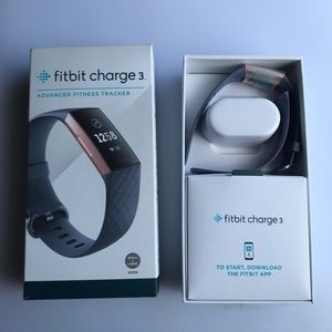 Fitbit Charge 3  Rose Gold/ Grey  small/large